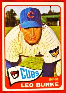 1965 Topps Leo Burke #202 Chicago Cubs EX-MINT ..............BK0014