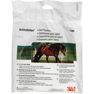 3M Animalintex Hoof Pads 1395 Veterinary Poultice Dressing Hoof Care 2 Pack - Picture 1 of 3