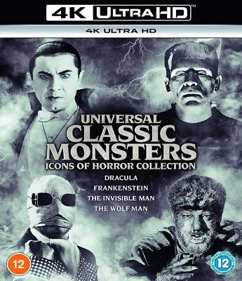 Universal Classic Monsters Icons of Horror Collection [4K Ultra HD] [2021] [Regi - Image 1 of 3