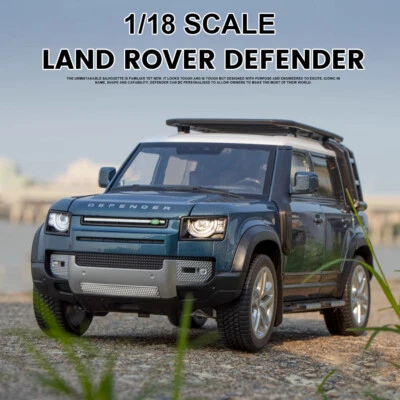 1:18 Alloy Diecast Vehicle for Land Rover Defender 110 Model Car Toy Sound Light - Image 1 of 4