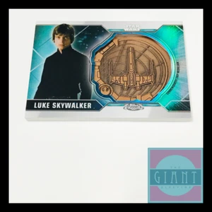 2021 Topps Star Wars Chrome Legacy Luke Skywalker Medallion /99 Episode 6 - Picture 1 of 2