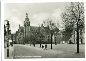 Photo Postcard Bromberg/Westpr. New Market, District Court circa 1940 - Picture 1 of 1