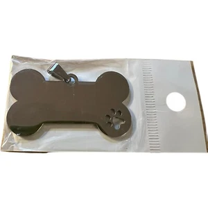 Pet ID Tag Bone Shape – Engraved Name Tag for Dog/Cat – Double Sided – Custom - Picture 1 of 3