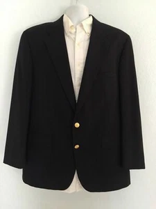 Chaps Ralph Lauren Herren 44R marineblau gold Helm Knöpfe Anzug Jacke Blazer - Bild 1 von 5