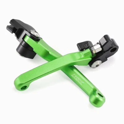 KX Logo Pivot Brake Clutch Levers For KAWASAKI KX65 KX85 KX100 01-21 KX125 KX250 - Image 1 of 4