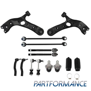 14PCS Front Lower Control Arm Ball Joint Sway Bar Kit For 2006-2018 Toyota RAV4 - Picture 1 of 12