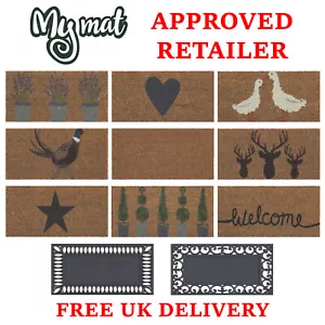 My Mat Printed Patterns Coir And Inserts Surrounds Door Mat 3 Sizes Available - Picture 1 of 55