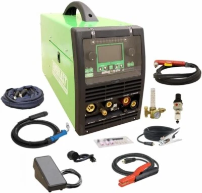 Soldador Hurricane MTS 220-C AC/DC TIG con PULSO/MIG/Stick con PLASMA 225 Amp Foto 1 de 4