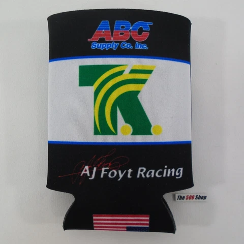 #14 Tony Kanaan ABC Supply Co. A.J. Foyt Racing Collector Can Cooler IndyCar TK Cover