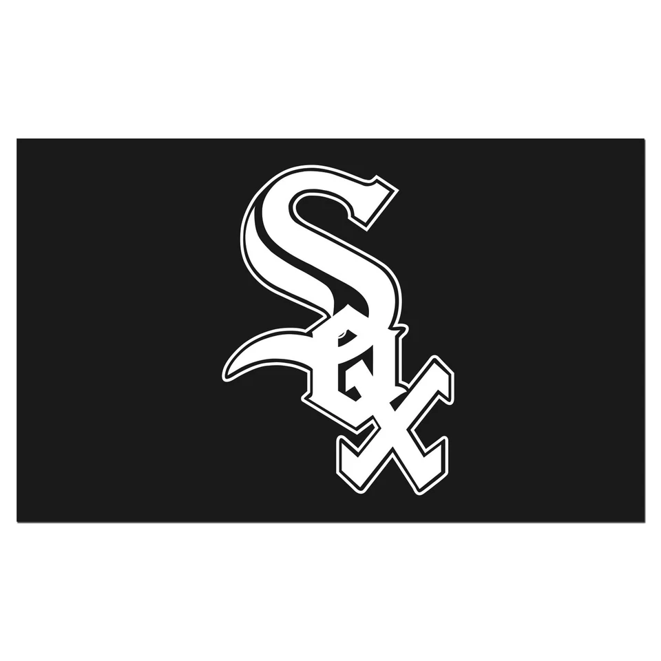CHICAGO WHITE SOX MLB LOGO ONLY 3' X 5' FLAG - Image 1 of 1