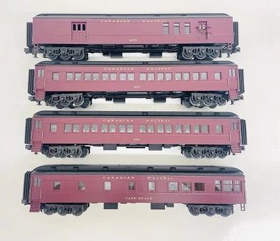 MTH RailKing Canadian Pacific 60' Madison 4 Car Passenger Set 30-69001 LN NO Box - Image 1 of 4