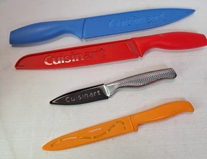 3 Cuisinart Cutting Kitchen Knives Colorful - Picture 1 of 9