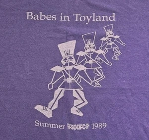 Vintage 80s SPARC VA Babes In Toyland Theatre Opera Play Broadway T Shirt XL - Picture 1 of 8