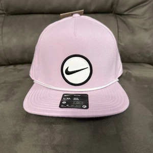 NUEVO CON ETIQUETAS Gorra Estructurada Nike Pro Adulto Rosa Snapback Dri Fit Gorra de Golf Talla L/XL - Imagen 1 de 5