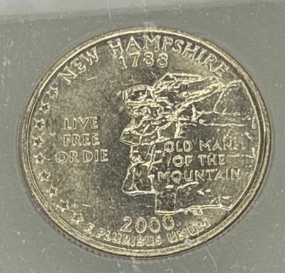 2000 D ICG MS67 NEW HAMPSHIRE QUARTER Beautiful State Quarter - Image 1 of 4