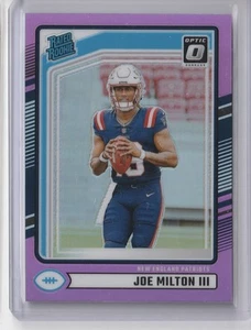 2024 Panini Donruss Optic - Rated Rookie Joe Milton III #255 Pink Prizm (RC) - Picture 1 of 2
