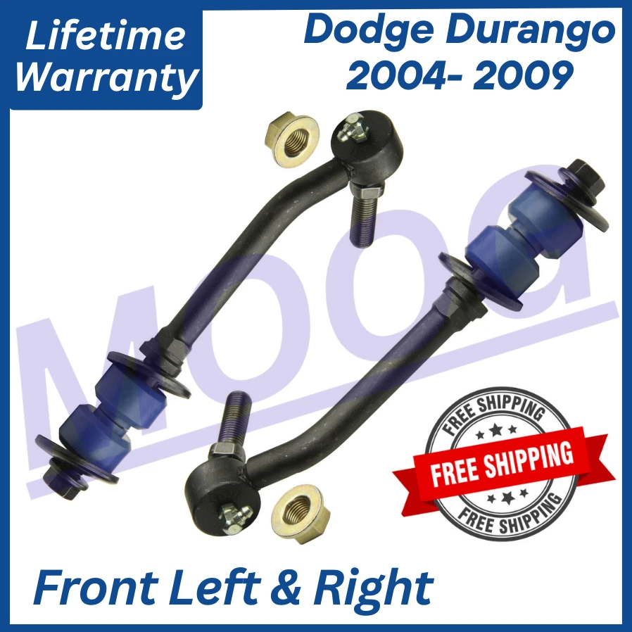 Par de Link de Barra de Balanço Frontal MOOG OEM para 2004-2009 Dodge Durango Garantia Vitalícia - Imagem 1 de 4