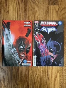 Batman Deadpool #1 Hulk 340 Hommage Variant 2book Set Marvel DC 2025 NM - Bild 1 von 4