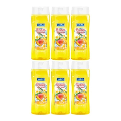 Jabón corporal Lucky Super Soft Revive - mango y papaya, 12 oz (355 ml) (paquete de 6) Foto 1 de 4