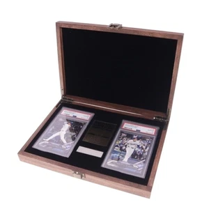PSA10 Shohei Ohtani Topps PSA Graded Card Set (2 cards) with Wooden Box Fedex - Picture 1 of 14