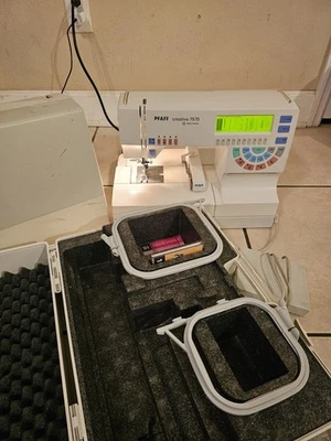 PFAFF Creative 7570 Sewing/Embroidery Machine & Creative Fantasy Set - Image 1 of 4