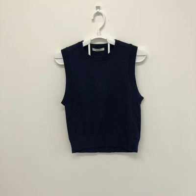 Chaleco SNIDEL Tejido Sin Mangas F Azul Marino Usado ORNG-0 Foto 1 de 4