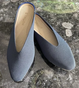 Scarpe slip-on Rothy's The Almond Demi Mule blu navy da donna taglia 7,5 - Foto 1 di 19