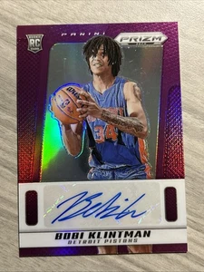 2024-25 Panini Prizm Deca Signatures Bobi Klintman Rookie Purple Auto #/75 - Picture 1 of 2