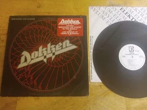 DOKKEN - BREAKING THE CHAINS 1983 WHITE LABEL PROMO WLP Ex/ Vg+ - Picture 1 of 14
