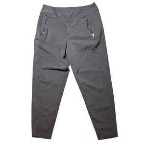 Athleta Women's Size 14 Charcoal Trekkie Zipper Pocket Activewear Pants Trousers - Picture 1 of 6