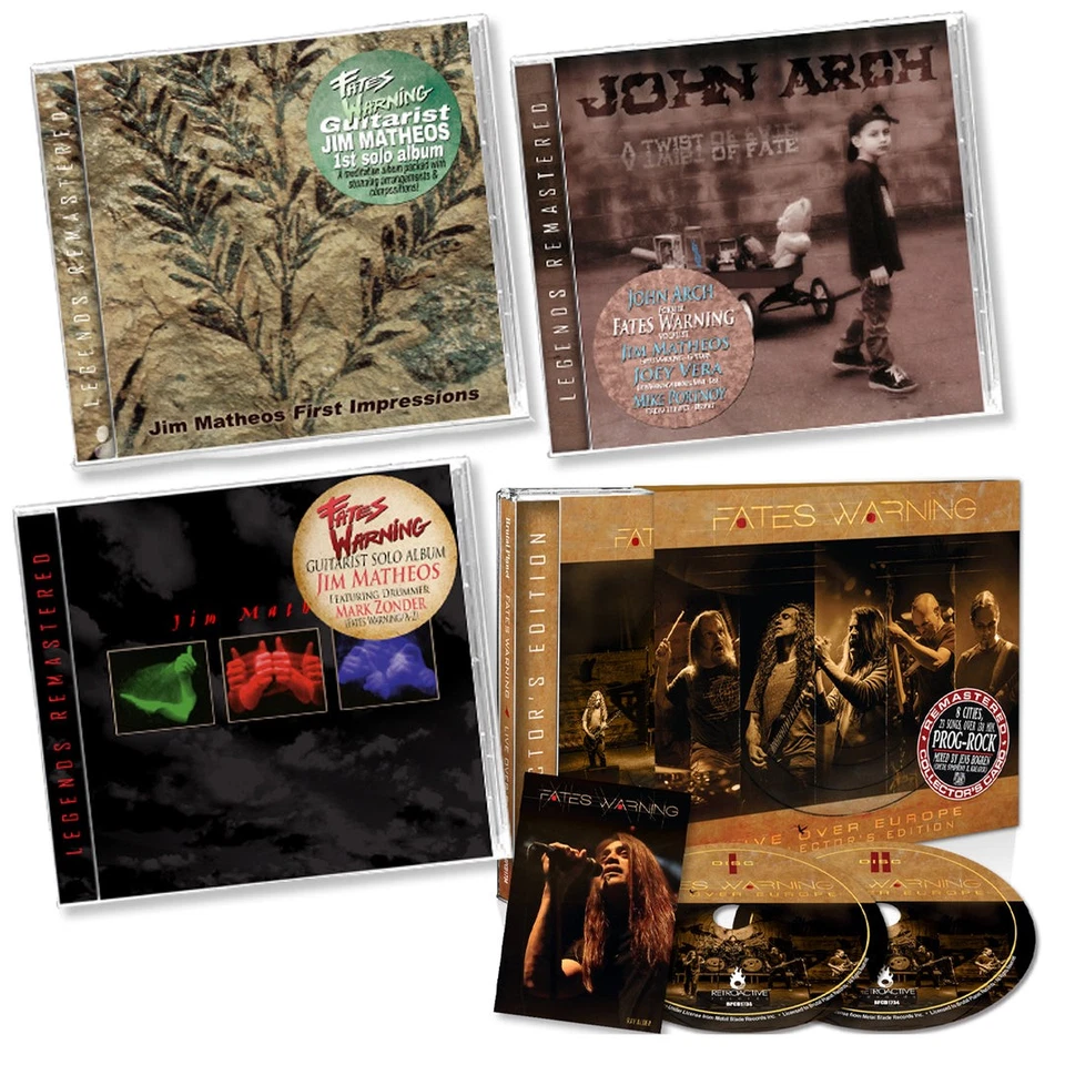 Fates Warning/John Arch/Jim Matheos 5-CD Bundle (2025 Prog Remasters) - Image 1 of 1