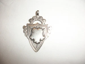 Antique Silver Pocket Watch Fob Birmingham c1912 - Picture 1 of 3