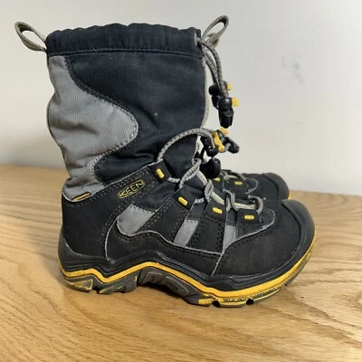 Keen Winterport II Bota de Nieve Impermeable EE. UU. Talla 10 Niño Pequeño Negro Exterior Granja Foto 1 de 4