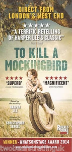 Event Promo Flyer: To Kill A Mockingbird (New Theatre, Cardiff, 2014) - Foto 1 di 2