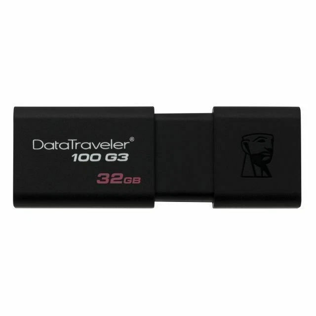 Kingston DataTraveler 100 G3 32GB USB Flash Drive - DT100G3/32GB - Image 1 of 1