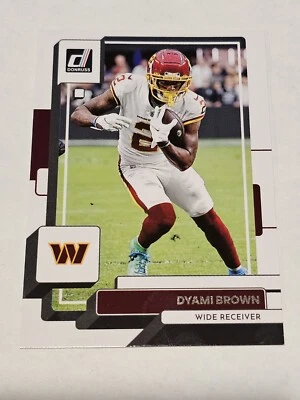 Dyami Brown 2022 Panini Donruss #178 Washington Commanders - Image 1 of 2
