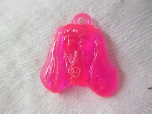 Vintage plastic Gumball Cracker Jack Prize pink Hound Dog - Picture 1 of 2