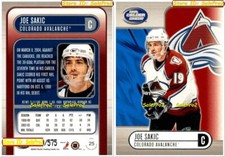 100++ JOE SAKIC SINGLES INSERT PROMO AUTO JERSEY LIMITED HOLO LOT .. U PICK LIST