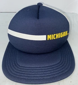 Adidas Climate University Of Michigan Wolverines Trucker Hat/Cap SnapBack RARE - Picture 1 of 8