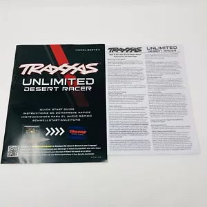 Traxxas UDR Unlimited Desert Racer Model 85076-4 Quick Start Guide Manual Pack - Picture 1 of 12