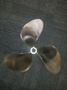 TB#54 17 x 21 3 BL RH Bronze Michigan Wheel DJ Propeller w/ 1.50" Bore - Picture 1 of 2