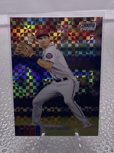 2020 Topps Stadium Club Chrome Xfractor Trea Turner Nationals #246 - Picture 1 of 2