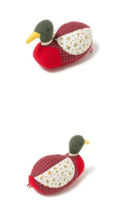 AUTHENTISCHE MENSCHENGEMACHTE PATCHWORKENTE PLÜSCHPUPPE NEUES KUSCHELTIER - Bild 1 von 6