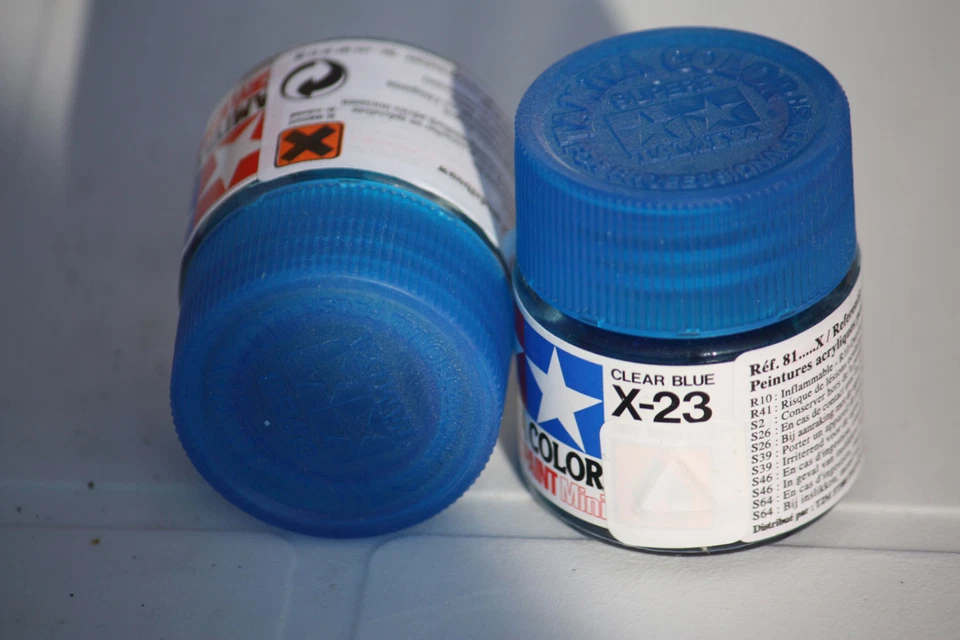 Tamiya Peinture Pot 10ml X23 Clear Blue