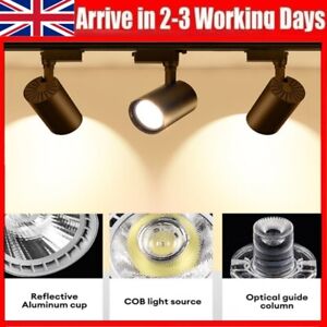 LED COB Ceiling Light Fixture Focusing Spotlight Track Light For Shop 12/20/30W