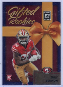 2021 Donruss Optic Trey Sermon Gifted Rookies Purple Stars /25 RC #GR-20 - Picture 1 of 3