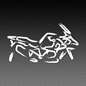 R1200GS ADV K51 Kalligraphie Motorrad Aufkleber Sticker 15x8cm - Picture 1 of 3