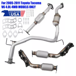 Catalytic Converter For Toyota Tacoma V6 4.0L 2005-2011 4WD- OBD II/EPA Approved - Picture 1 of 14