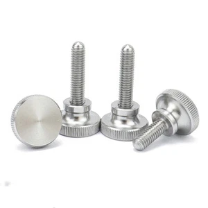 Knurled Thumb Screws Stainless Steel Hand Grip Knob Bolt M3 M4 M5 M6 M8 - Picture 1 of 12
