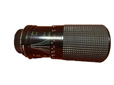 Lente macro zoom para cámara Albinar ADG MC Macro 80-200 mm f3,9 con 1 tapa de lente montaje FD Foto 1 de 4